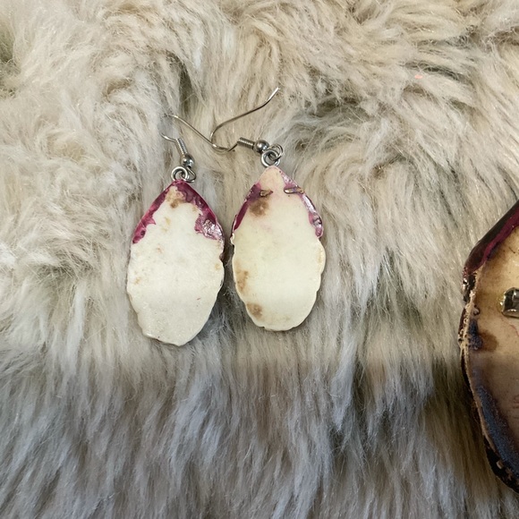 Vintage Santa Earrings and matching Pin - Picture 5 of 8